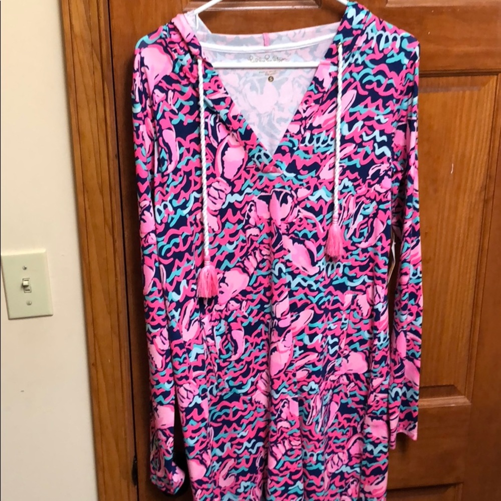 NWT pop up lobster roll navy